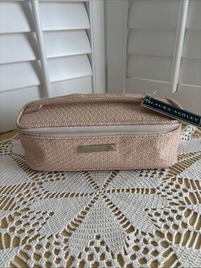 Laura Ashley Champagne Pink Travel Jewelry Bag NWT